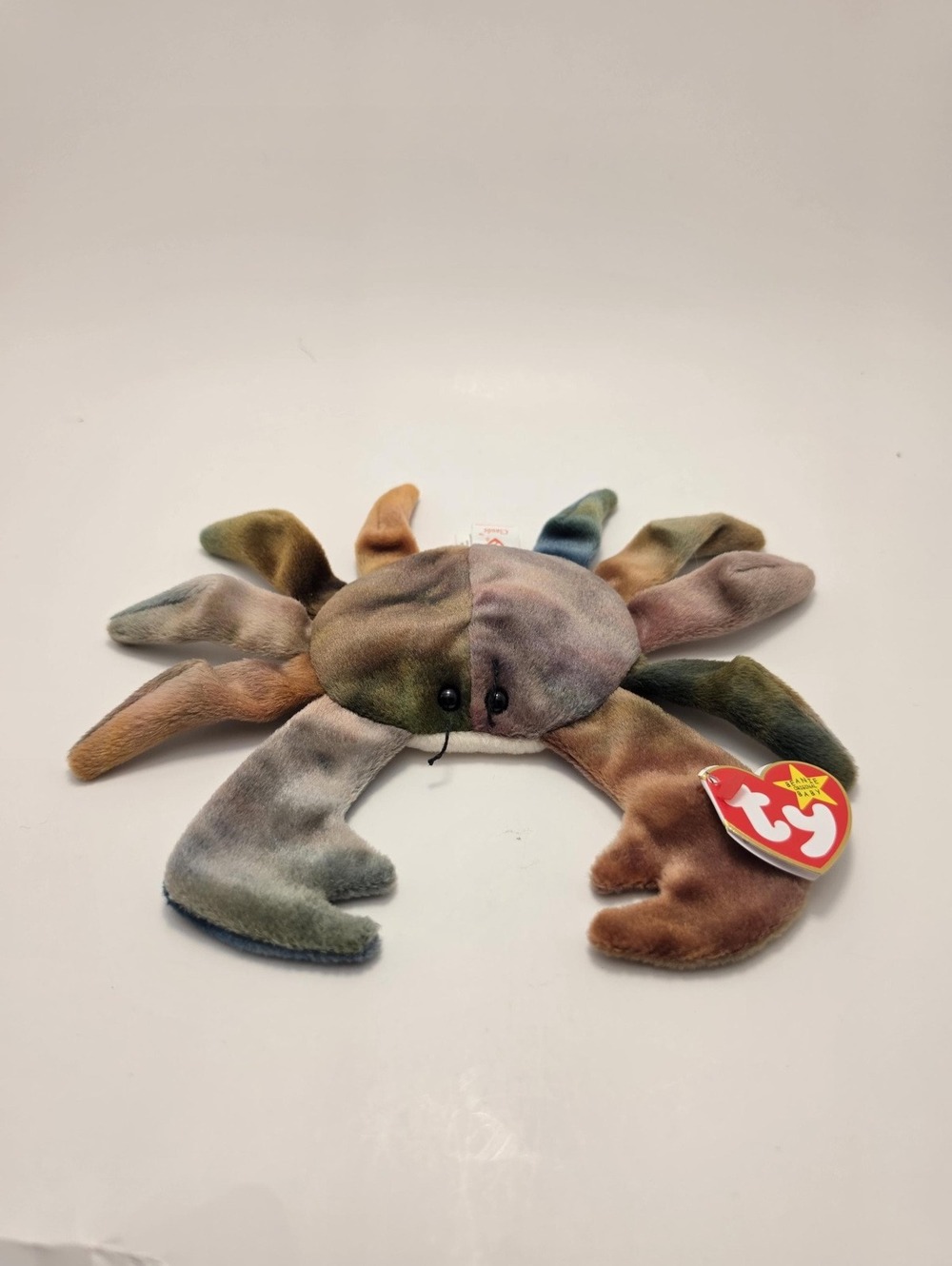 Ty Beanie Baby “Claude” the Crab Indonesia Canadian *Rare* (6 inch)